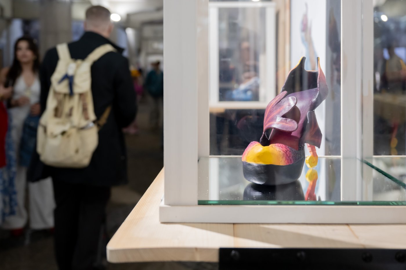 Vernissage de l’exposition « La chaussure comme sujet et objet d’art »   au « Tunnel am Gronn » 
