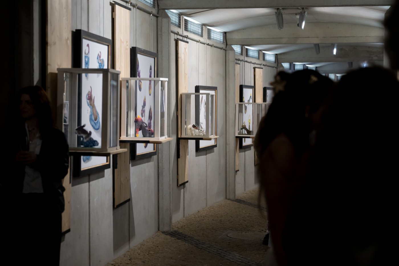 Vernissage de l’exposition « La chaussure comme sujet et objet d’art »   au « Tunnel am Gronn » 