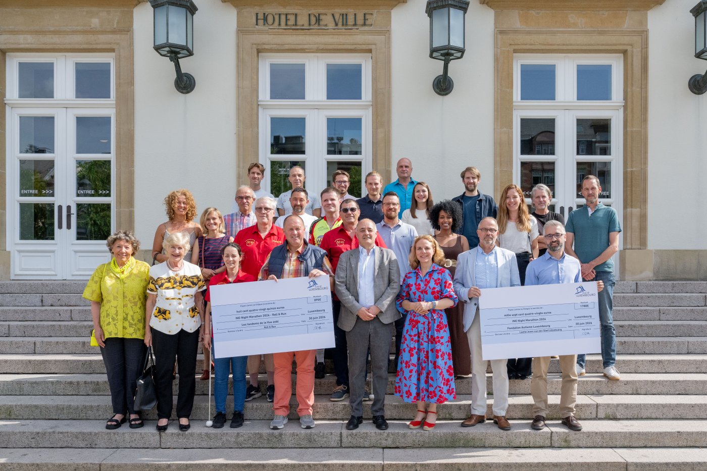 Accueil des meilleurs coureurs de la Ville de l’ING Night Marathon Luxembourg 2026