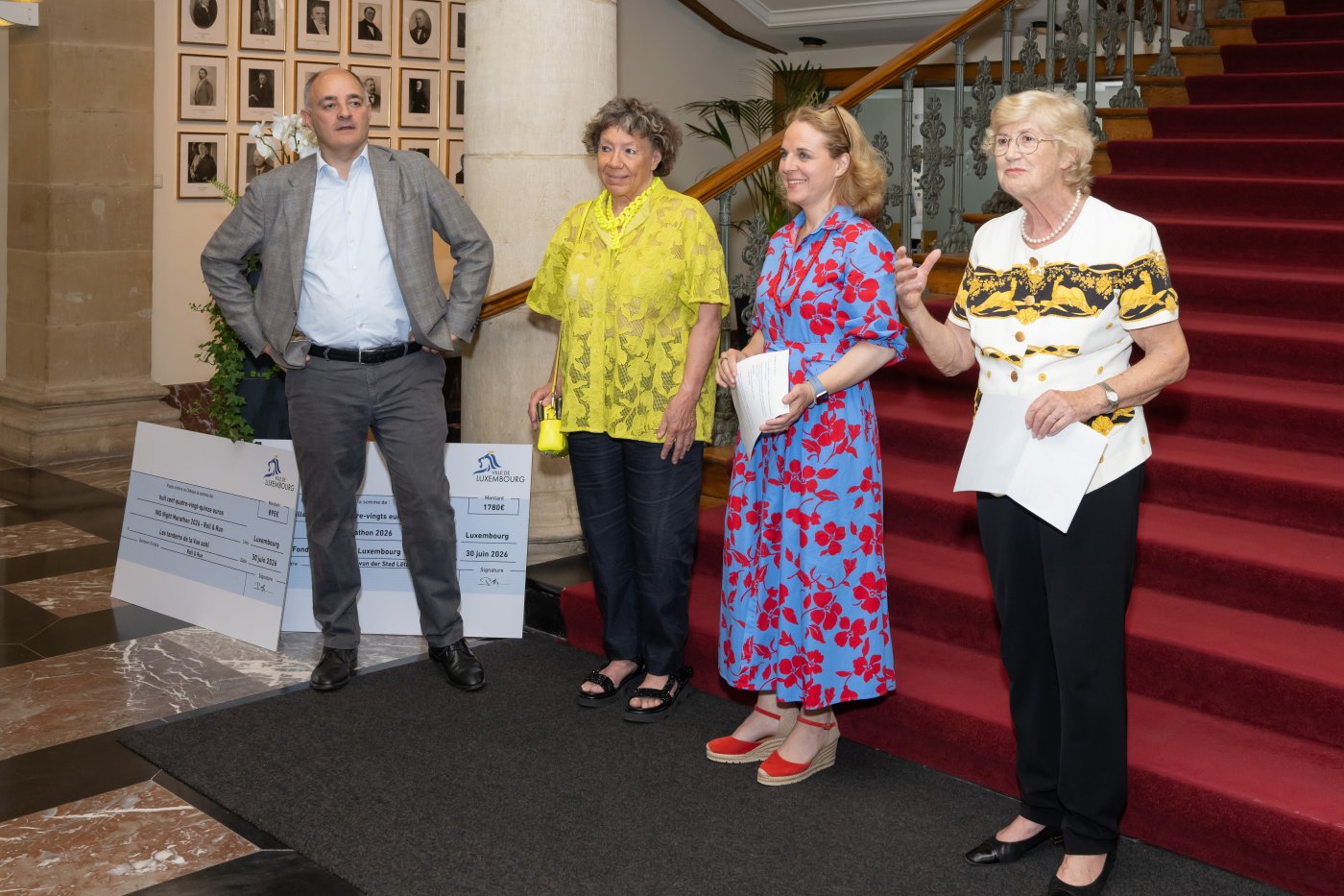 Accueil des meilleurs coureurs de la Ville de l’ING Night Marathon Luxembourg 2026