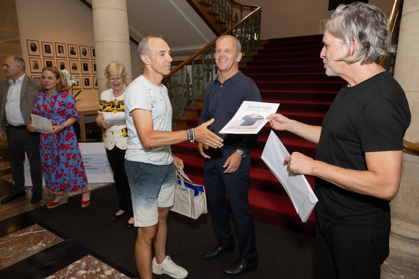 Accueil des meilleurs coureurs de la Ville de l’ING Night Marathon Luxembourg 2026