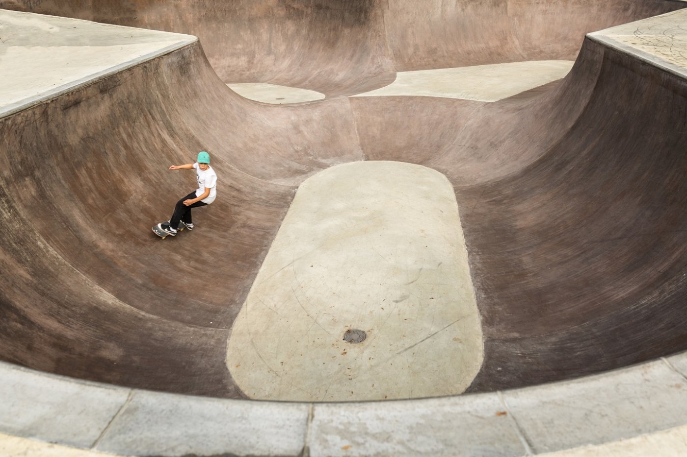 skateparc dans la vallée de la Pétrusse