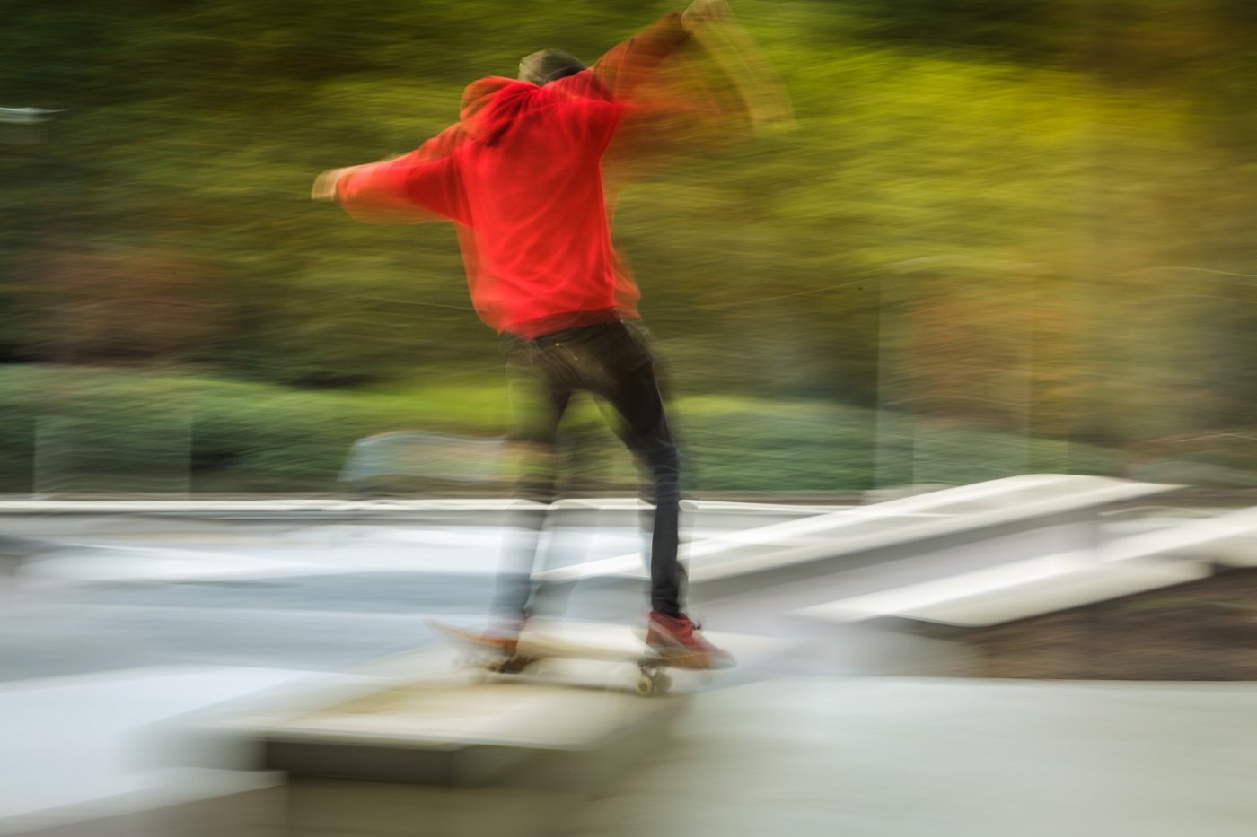 skateparc dans la vallée de la Pétrusse