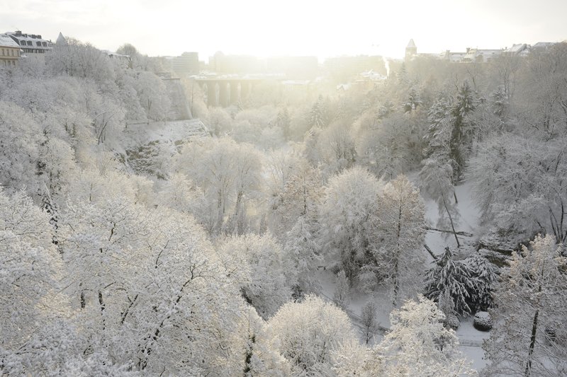 Panorama de la Ville en hiver