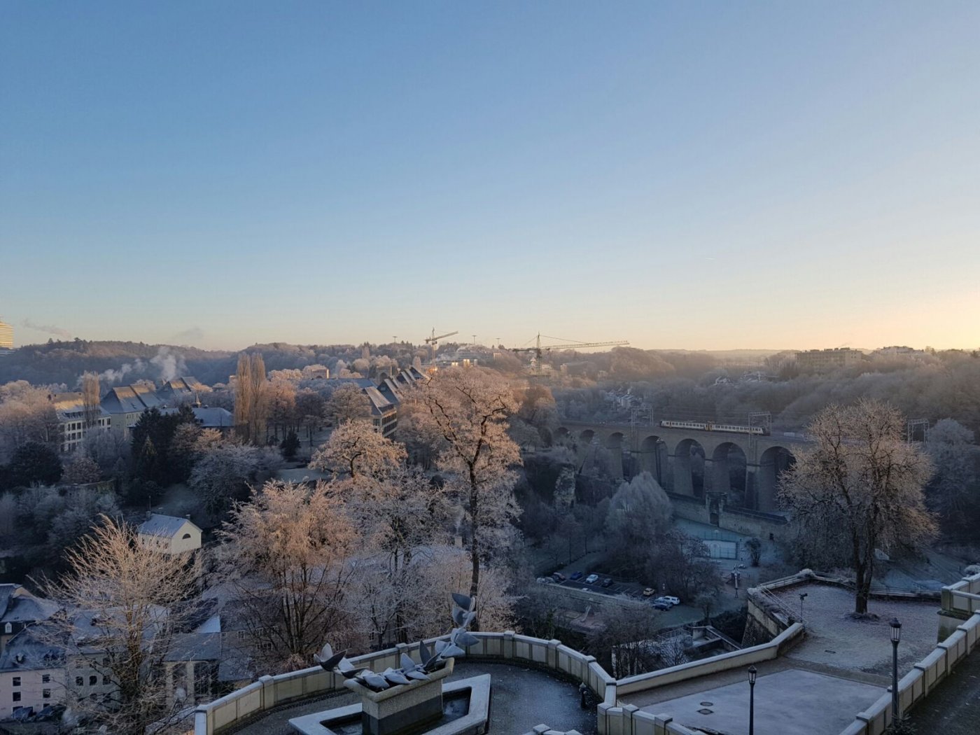 Panorama de la Ville en hiver