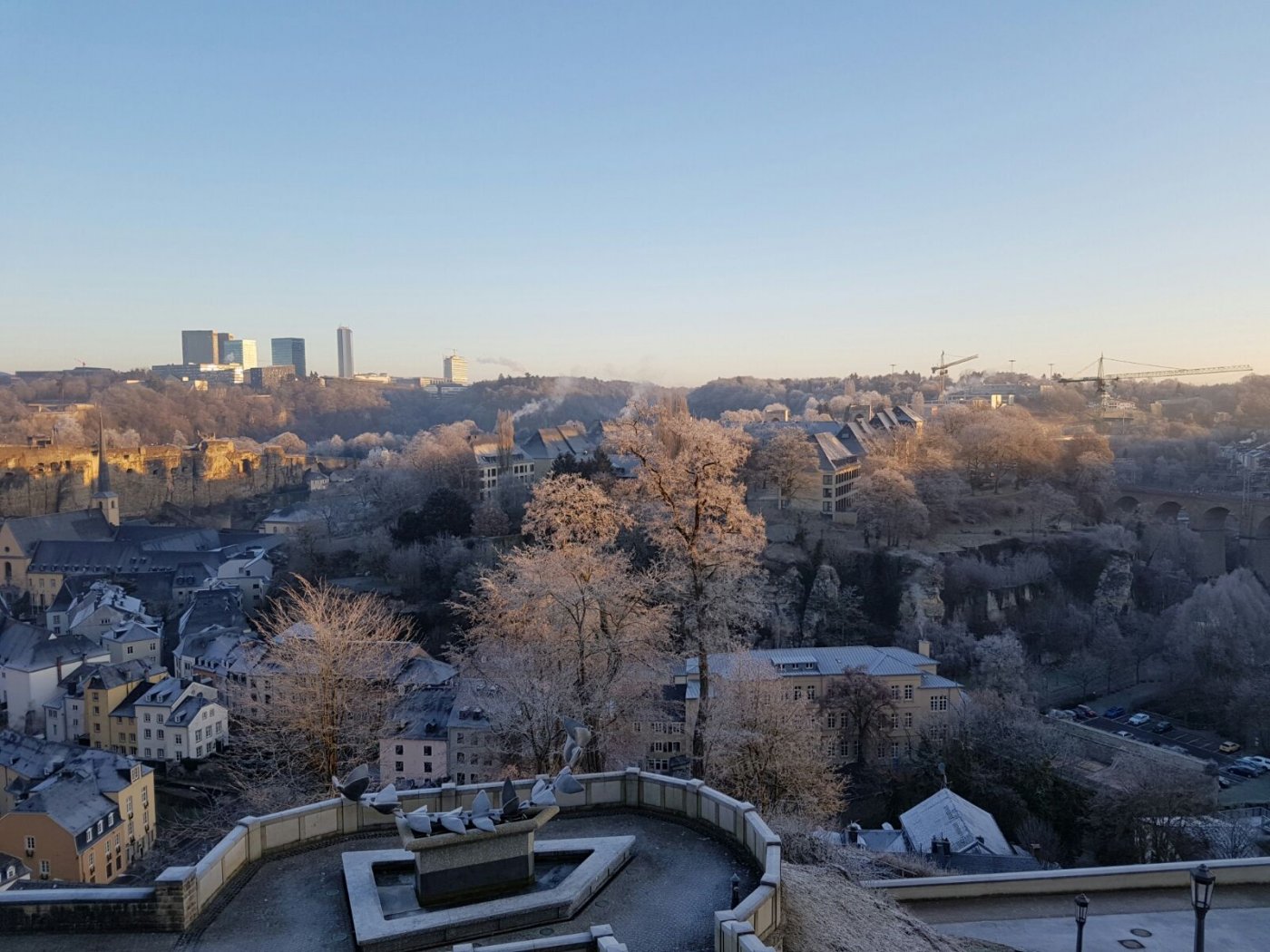 Panorama de la Ville en hiver