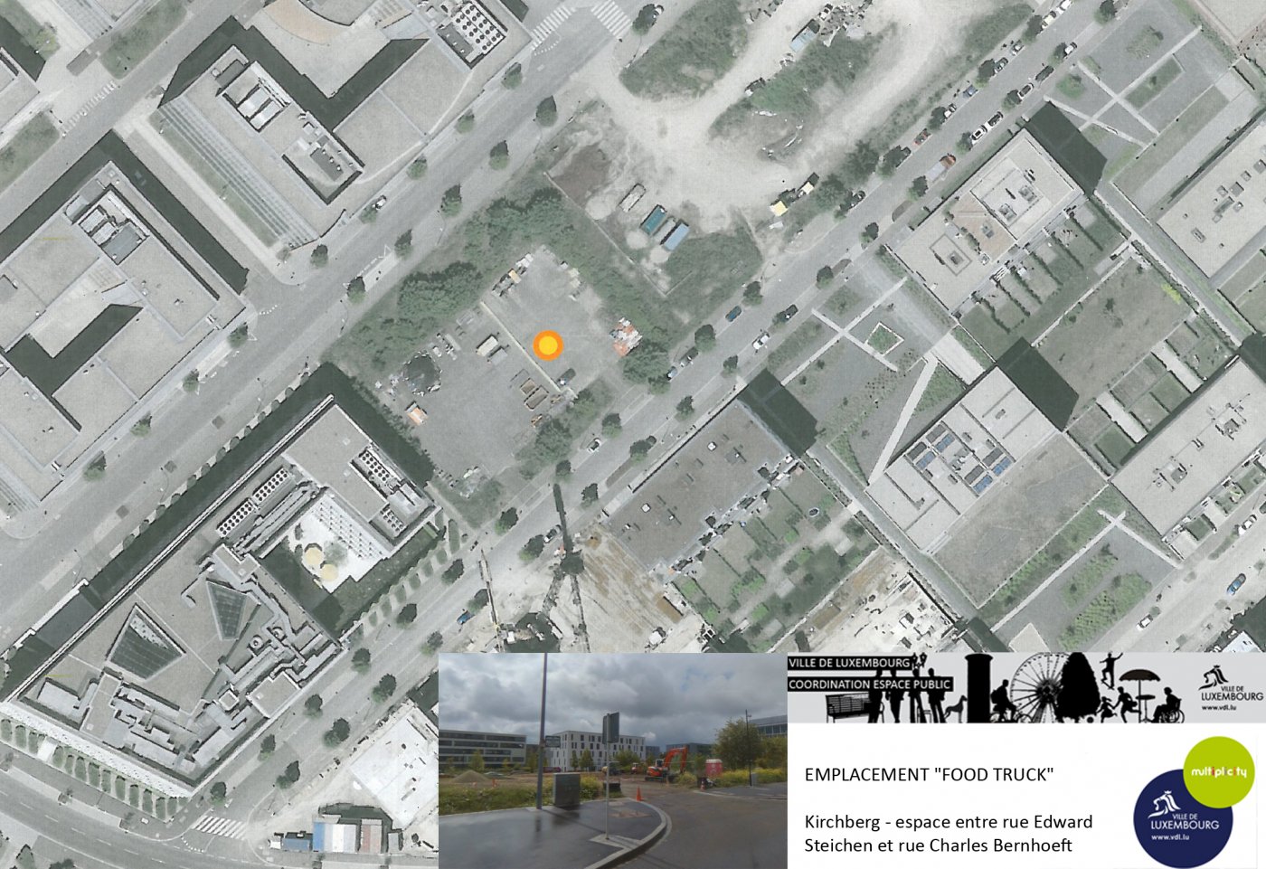 emplacement Food Truck rue Steichen Bernhoeft