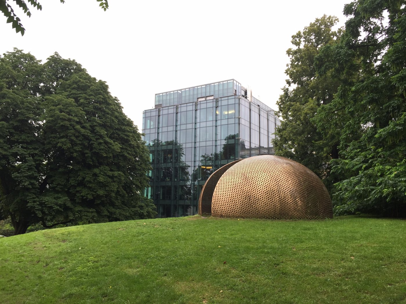 sculpture dans le parc de la Fondation Pescatore