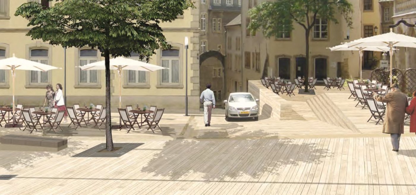 La rue Sigefroi après les travaux