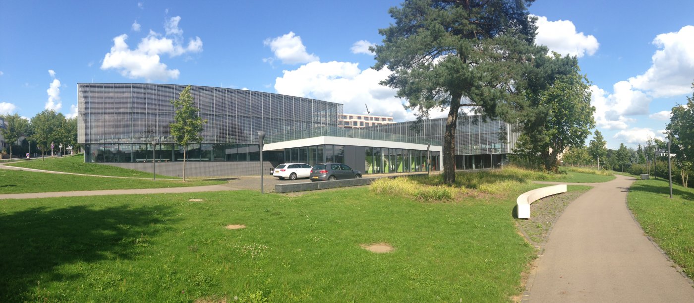 vue panoramique du hall omnisports rue d'Ostende