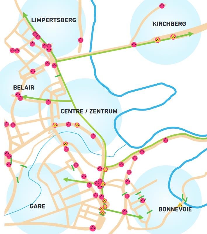 Exemple d'un plan avec chemins adaptés