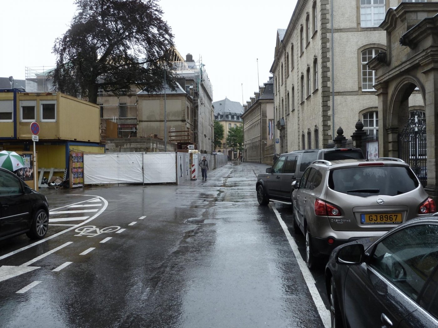 La rue Notre-Dame avant les travaux