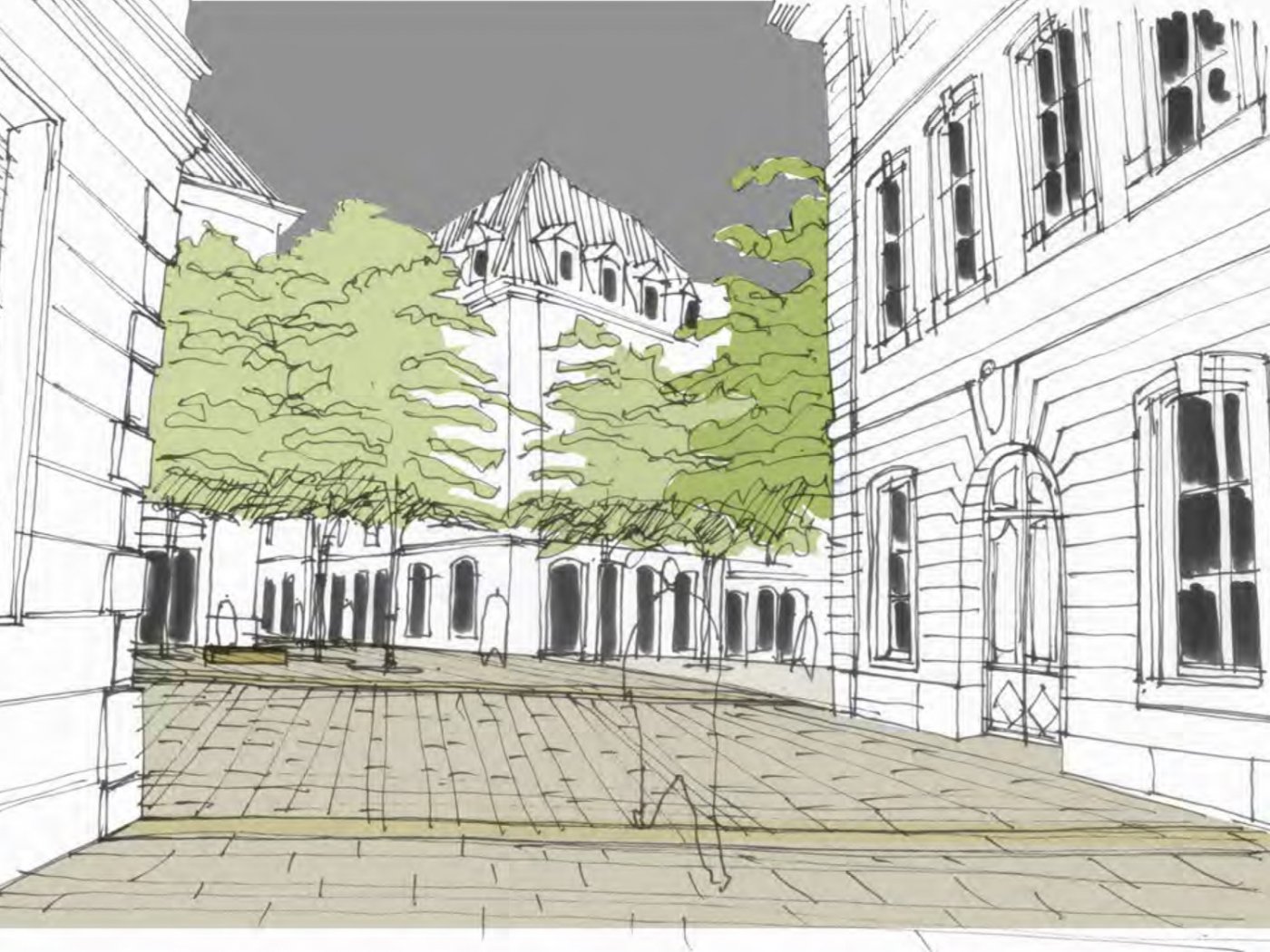La rue Notre-Dame après les travaux
