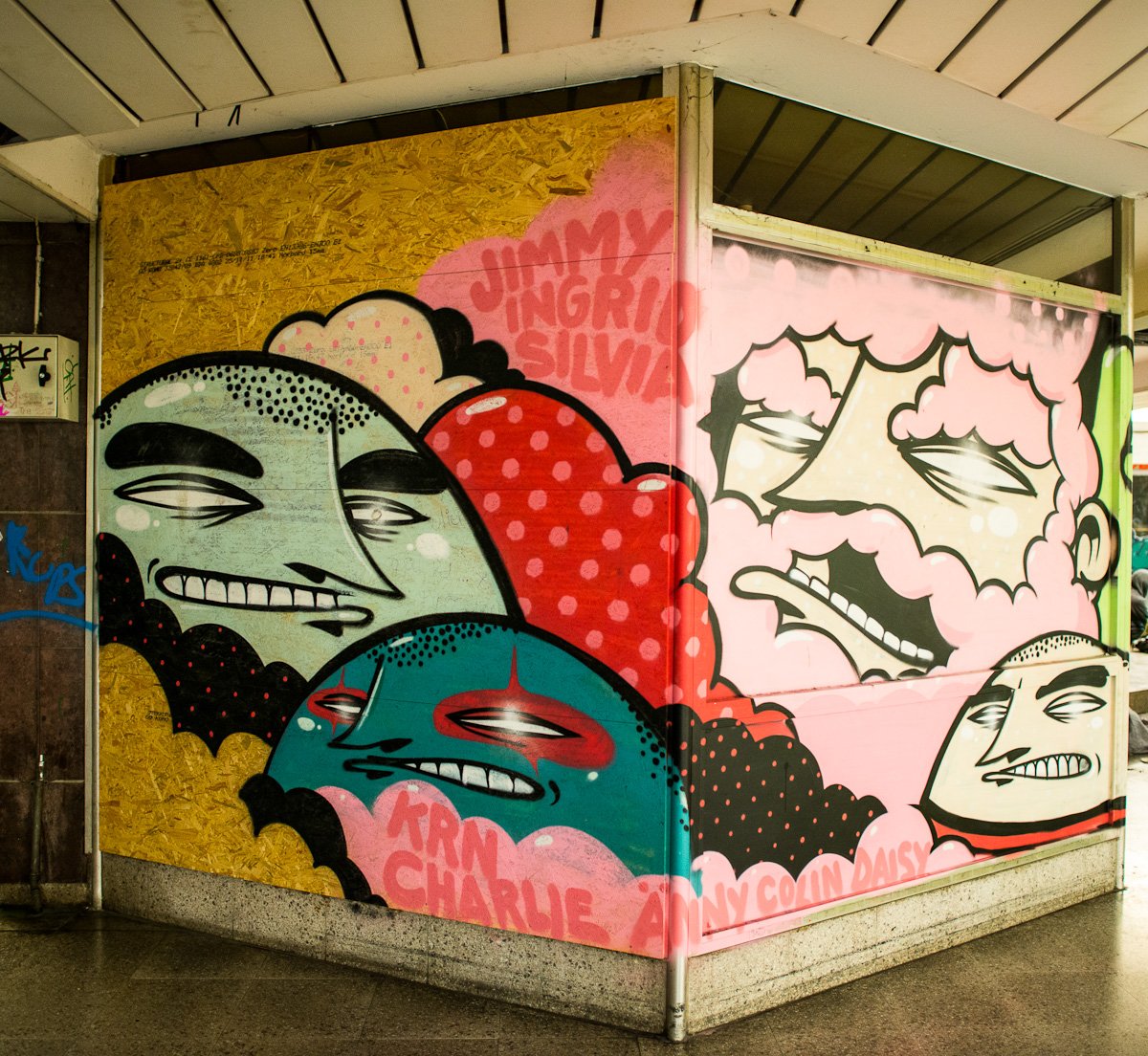 Street Art In Der Stadt Ville De Luxembourg