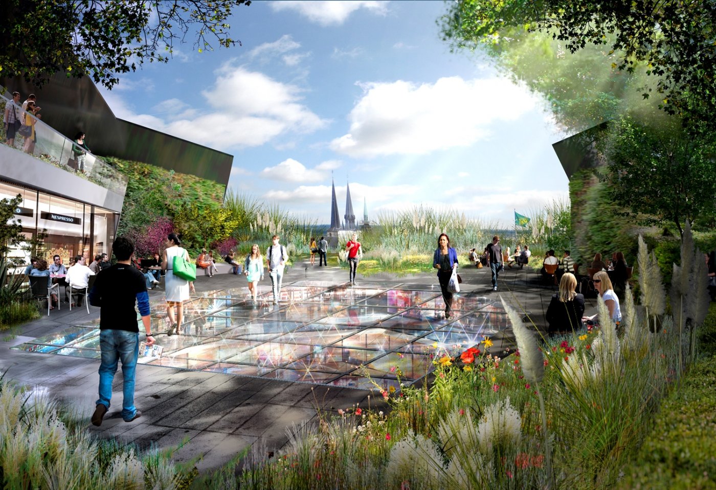 Visualisations du nouveau projet Royal-Hamilius