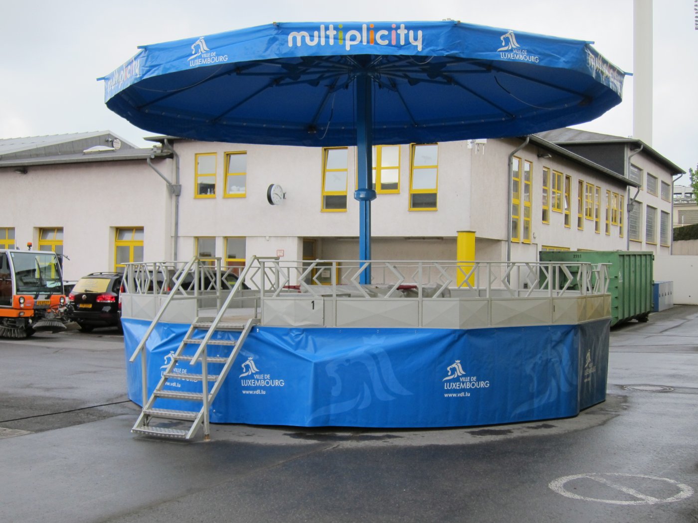 Kiosque mobile à louer au Service hygiène pour des événements