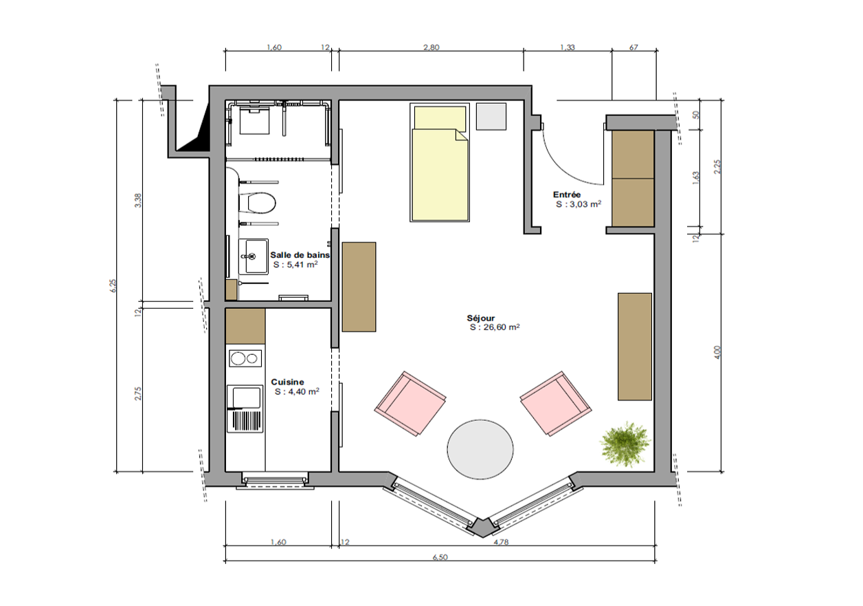 Konvigtsgaart Studio 39m2_2