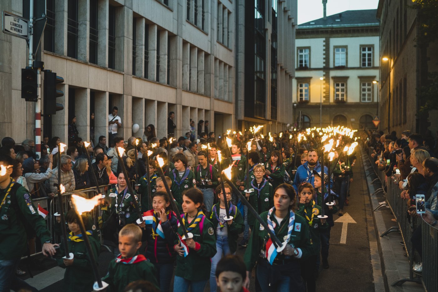 Illustration des festivités de la fête nationale de 2018