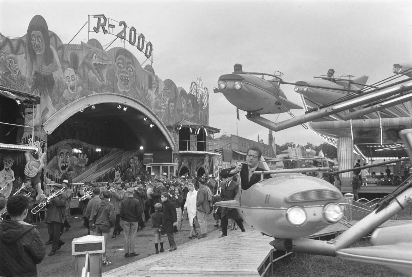 Illustration de la Schueberfouer d'antan