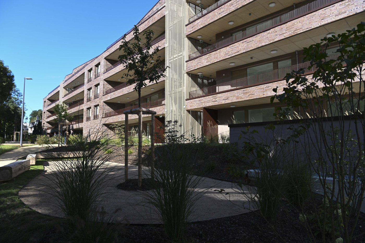 Immeuble à logements sociaux et intergénérationels dans la rue de Mühlenbach qui a été inauguré le 18.09.2019