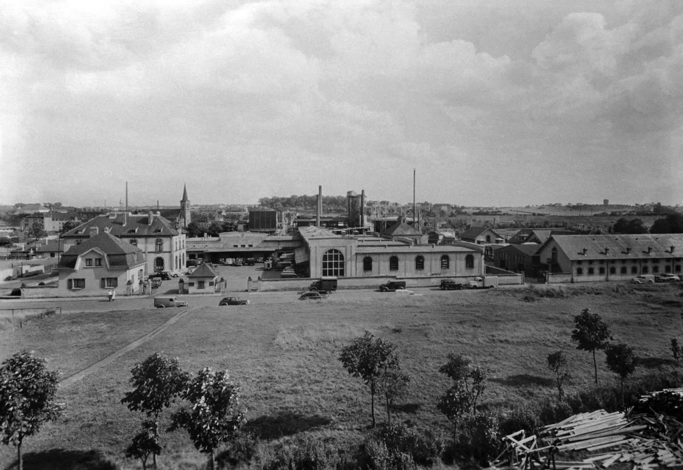 Site du « Schluechthaus » en 1946