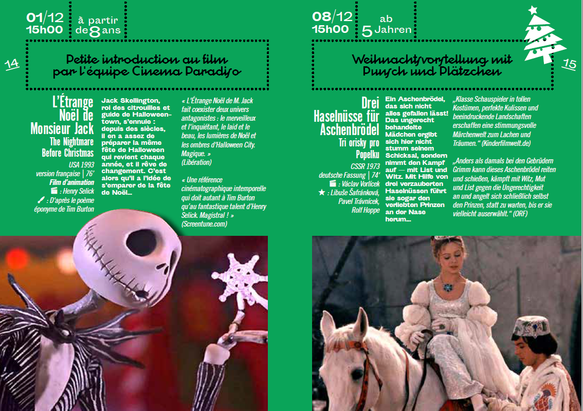 Illustration du Programme cinémathèque Noël 2019