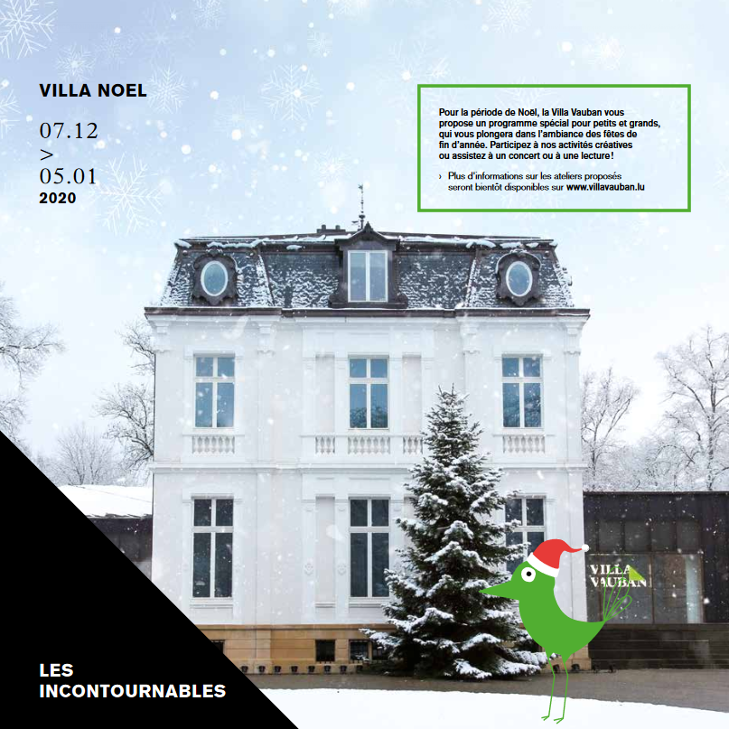 Illustration du visuel de la villa noël 2019