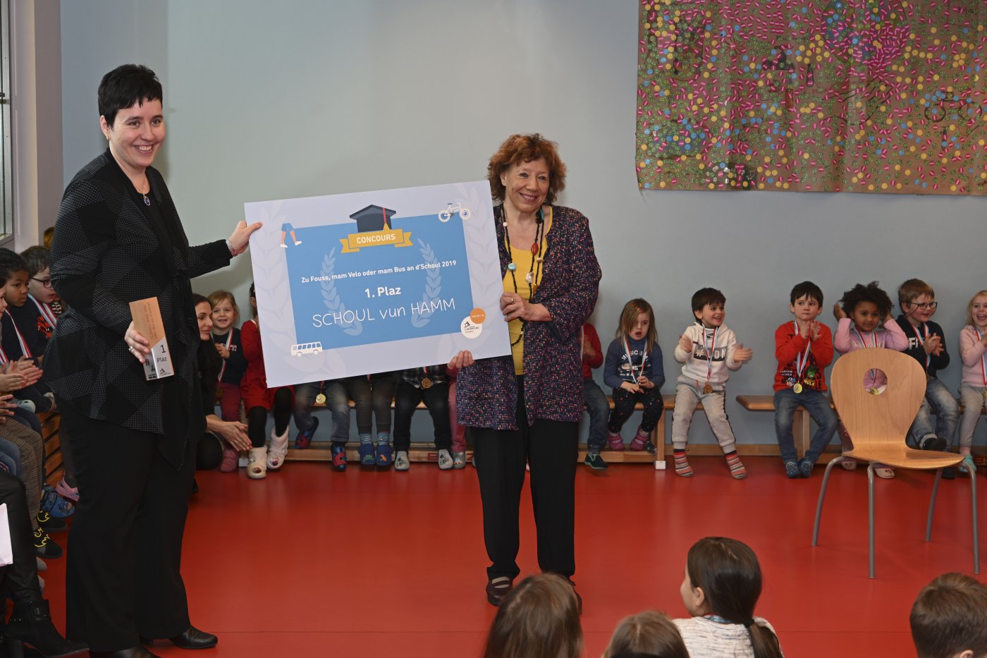 Illustration de la remise de prix
