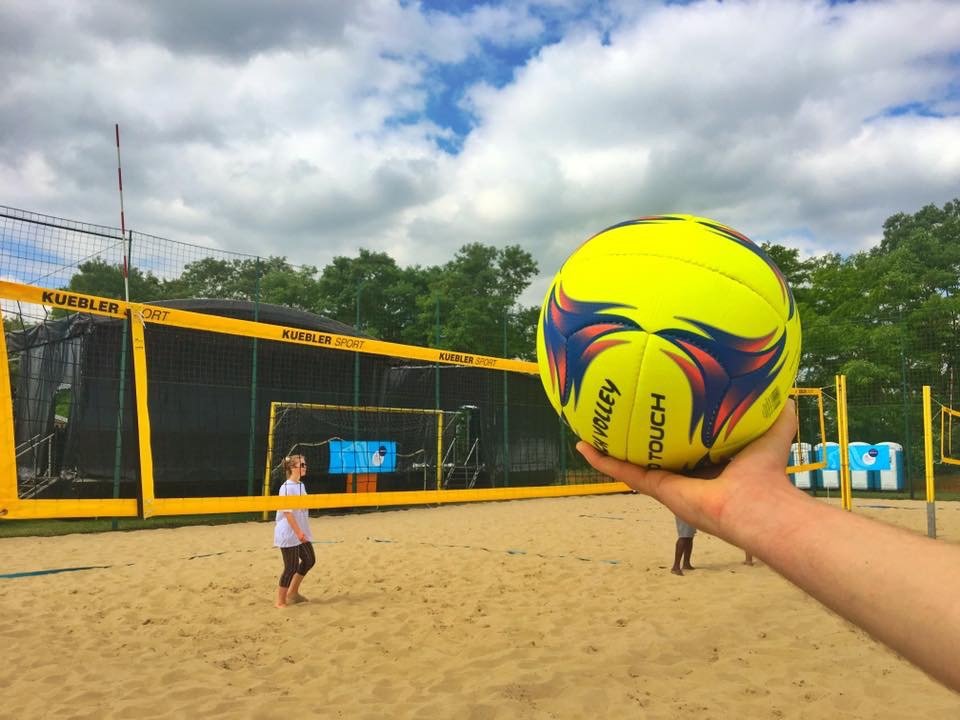 Illustration de beach volley