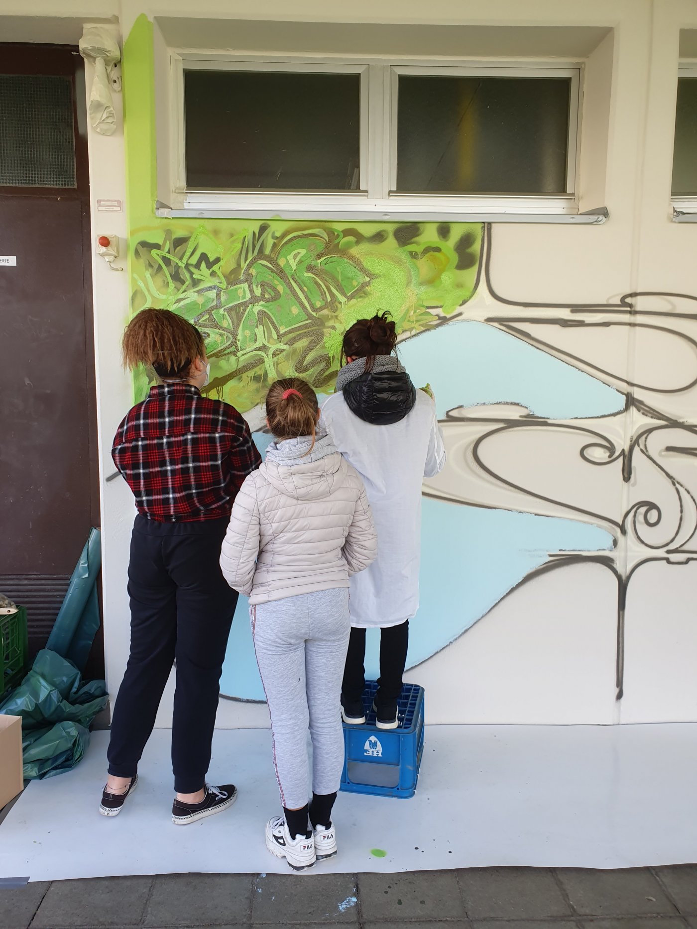 Urban Art - école fondamentale de Merl_Sader_février 2020