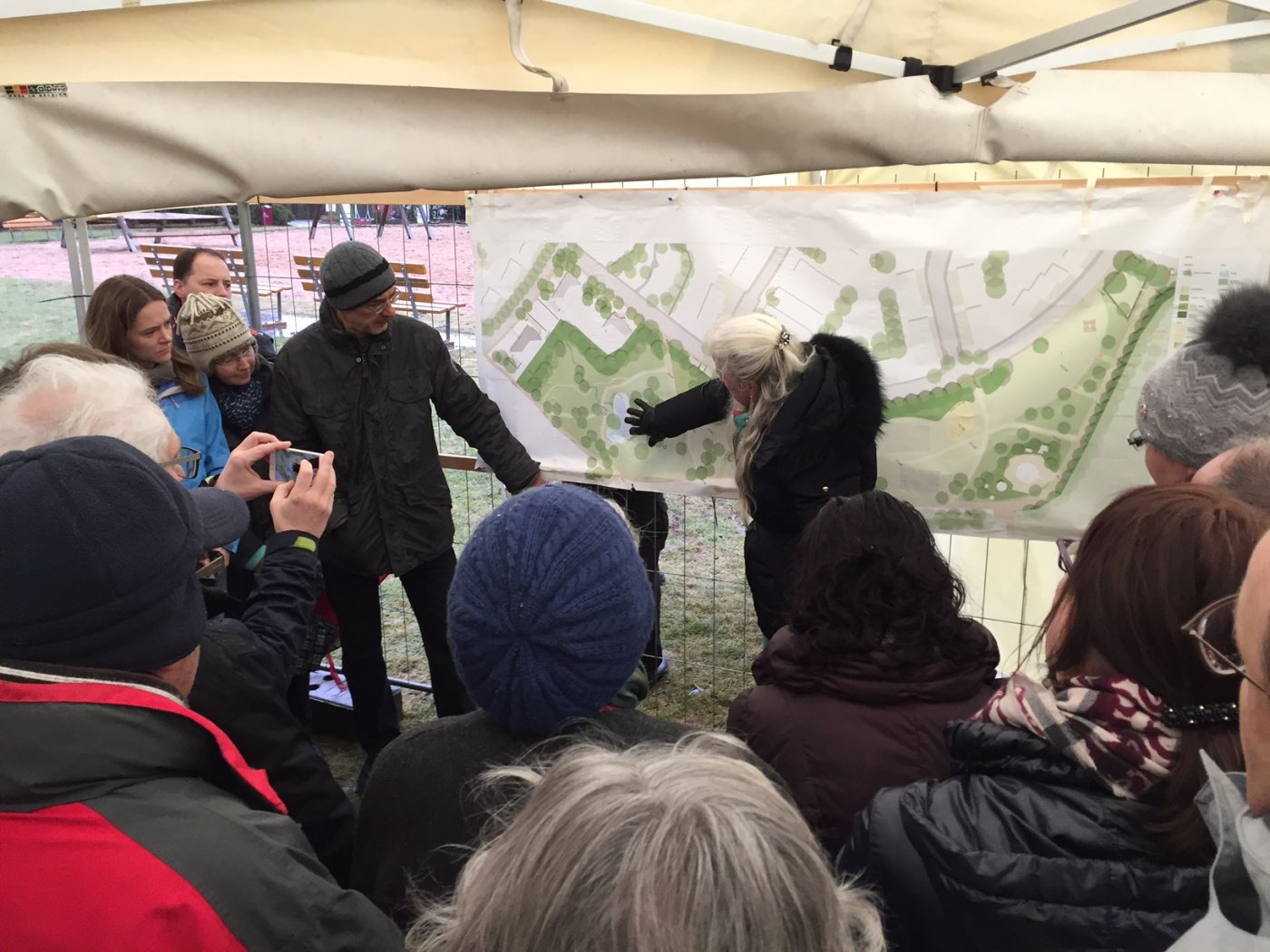 Illustration de la participation citoyenne pour le parc kaltreis