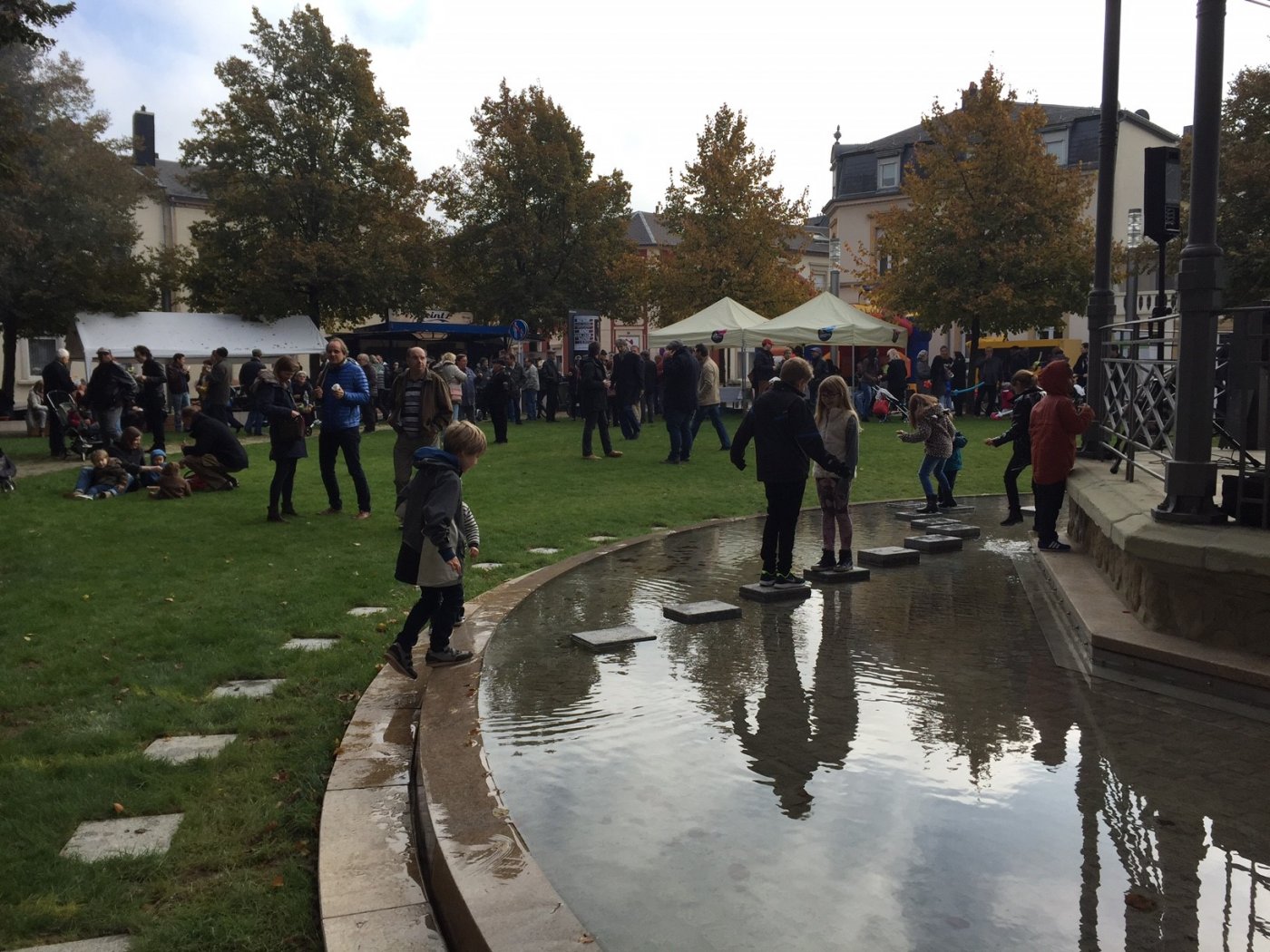 Illustration de la place du parc après réaménagement