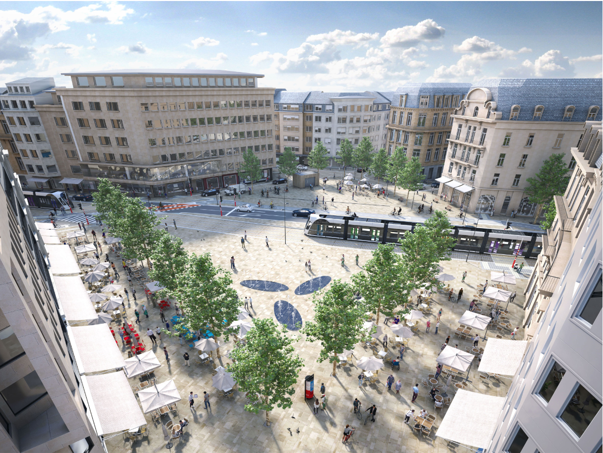 Réaménagement de la place de Paris