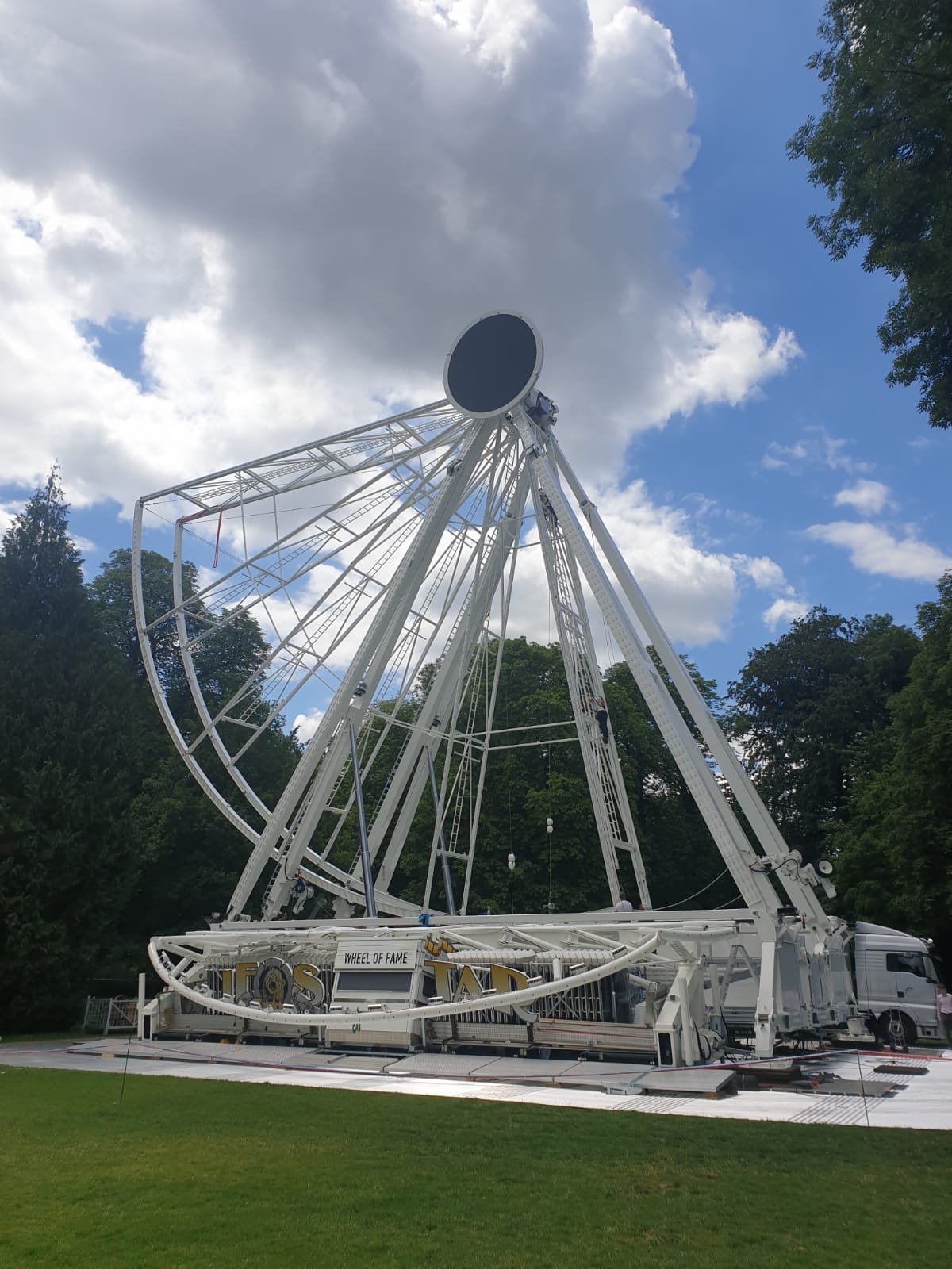 Illustration de la grande roue à la Kinnekswiss
