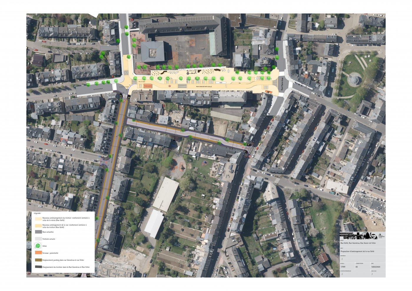 Rue gellé_plan du projet 1