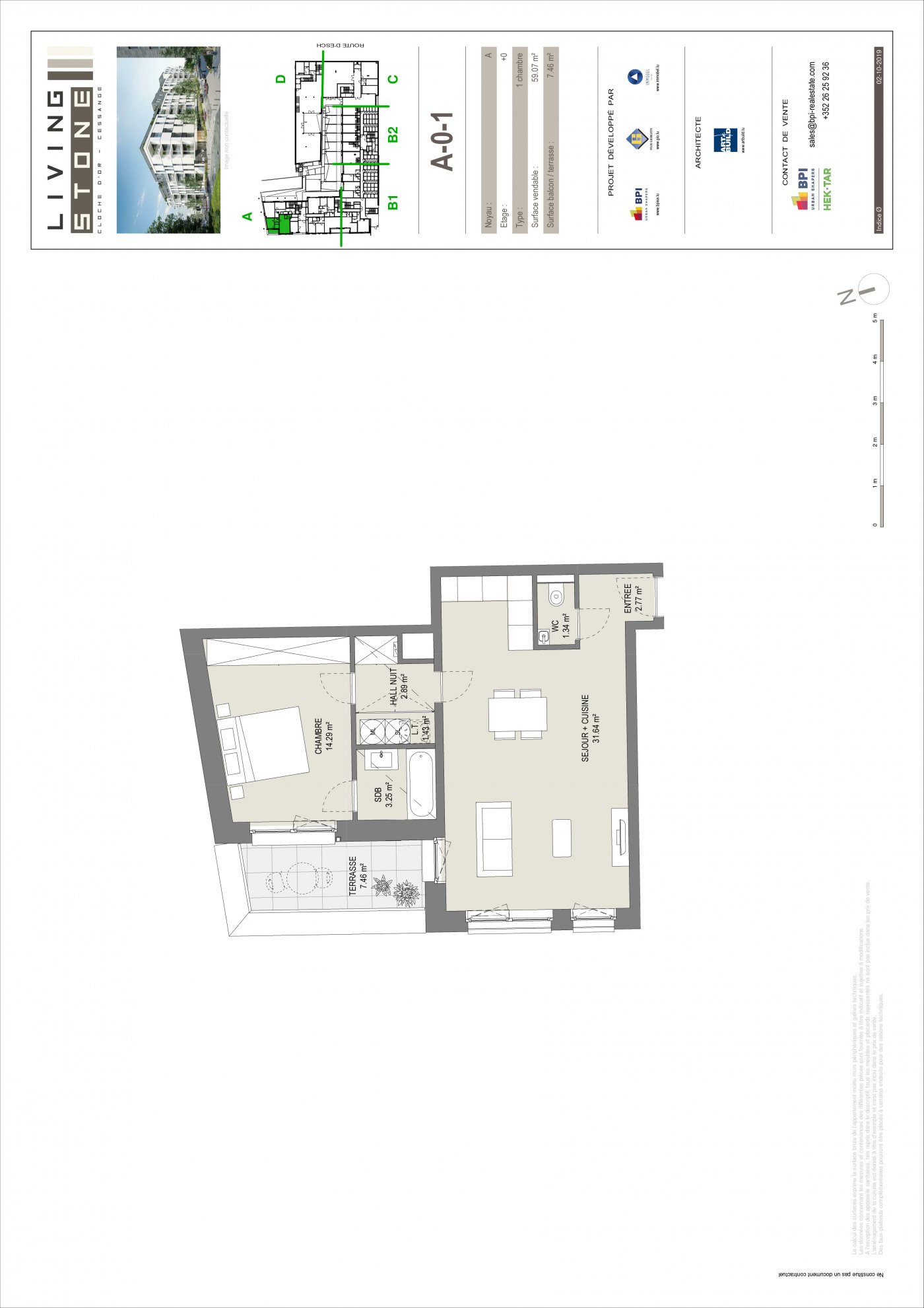 Plan Gasperich Appartement
