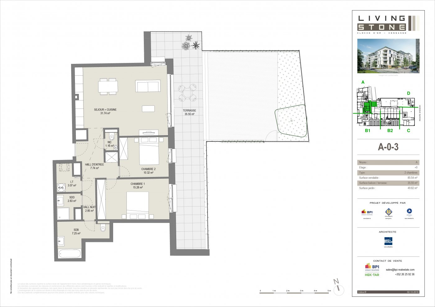 Plan Gasperich Appartement