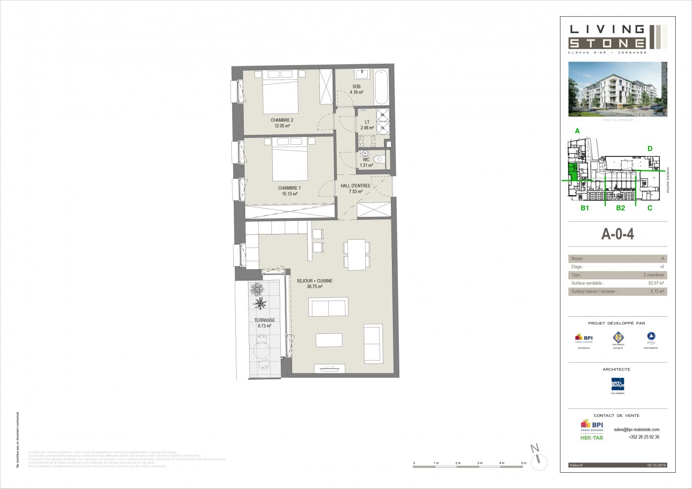 Plan Gasperich Appartement