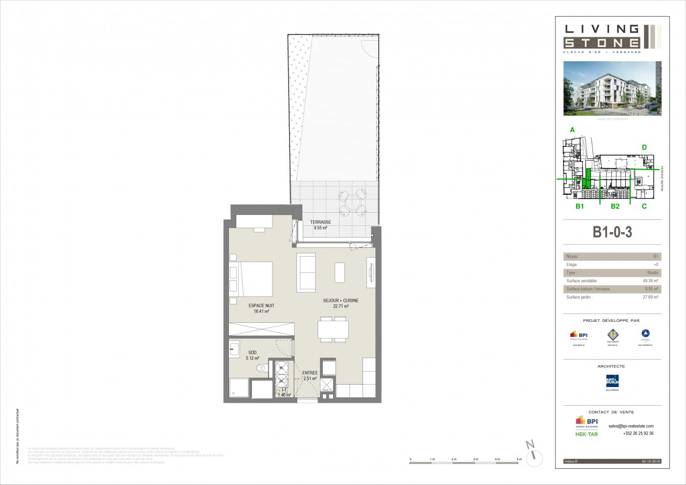 Plan Gasperich Appartement