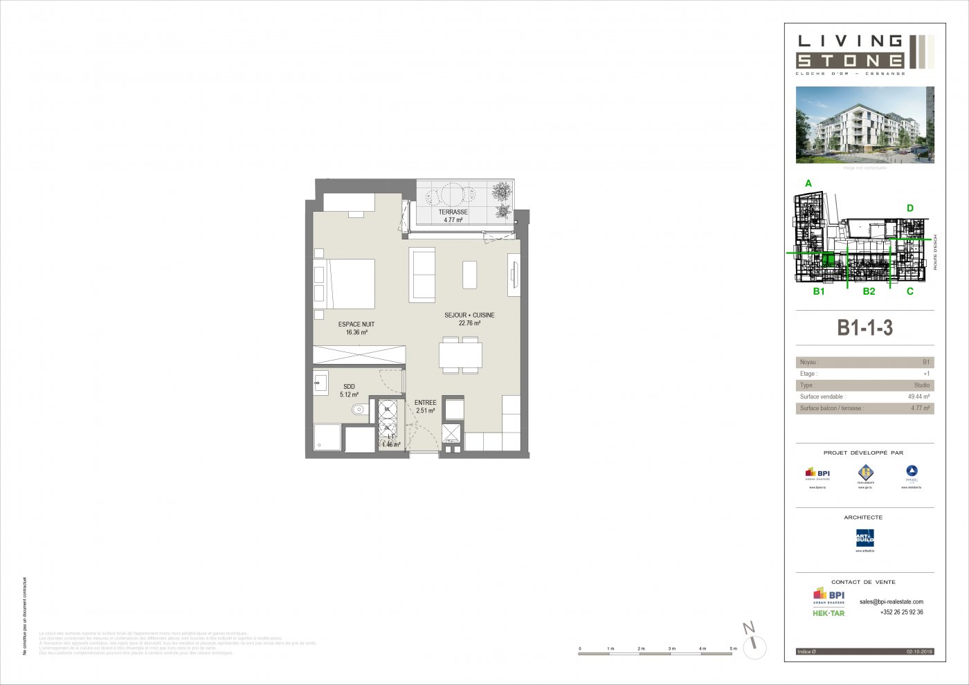 Plan Gasperich Appartement
