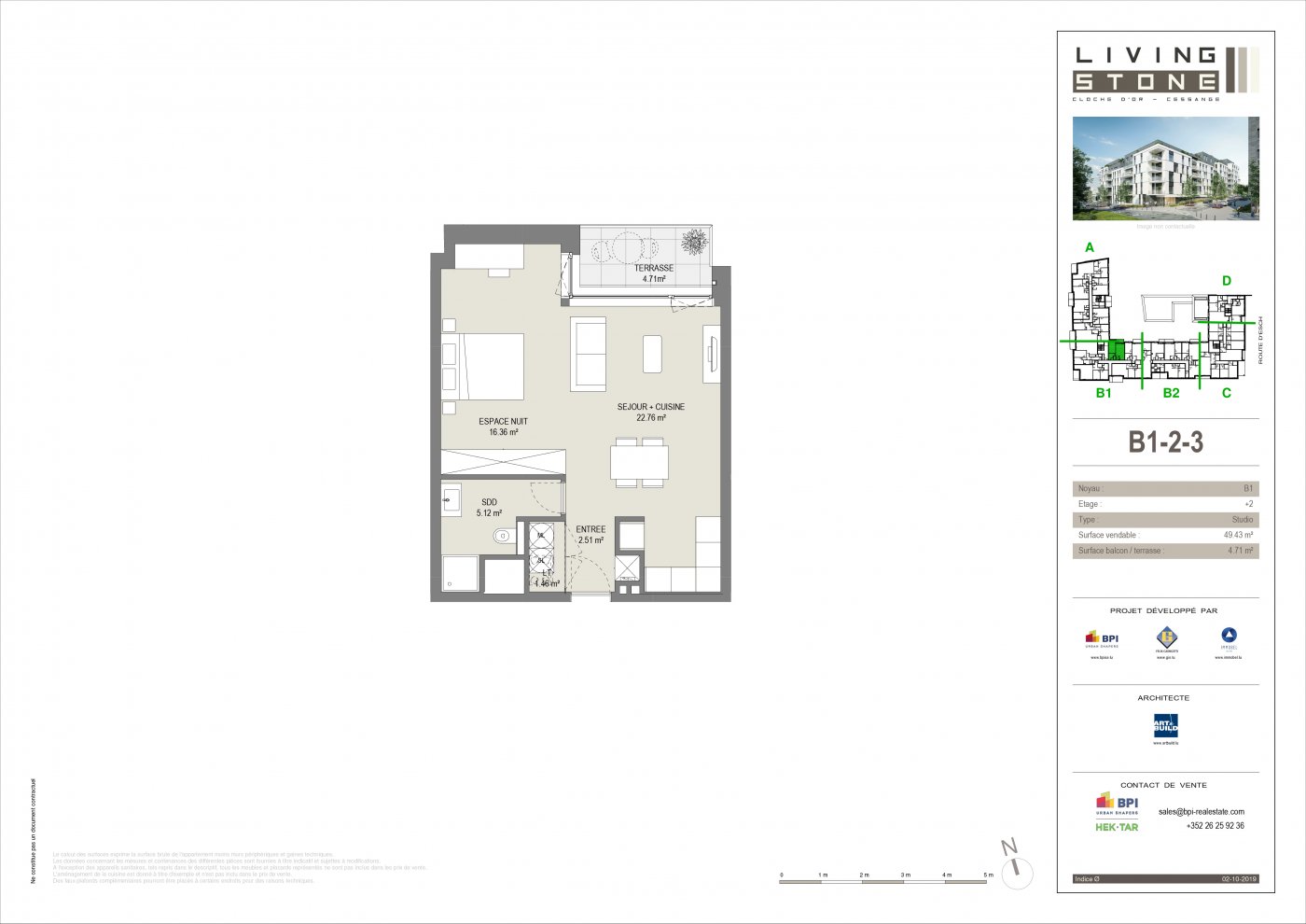 Plan Gasperich Appartement