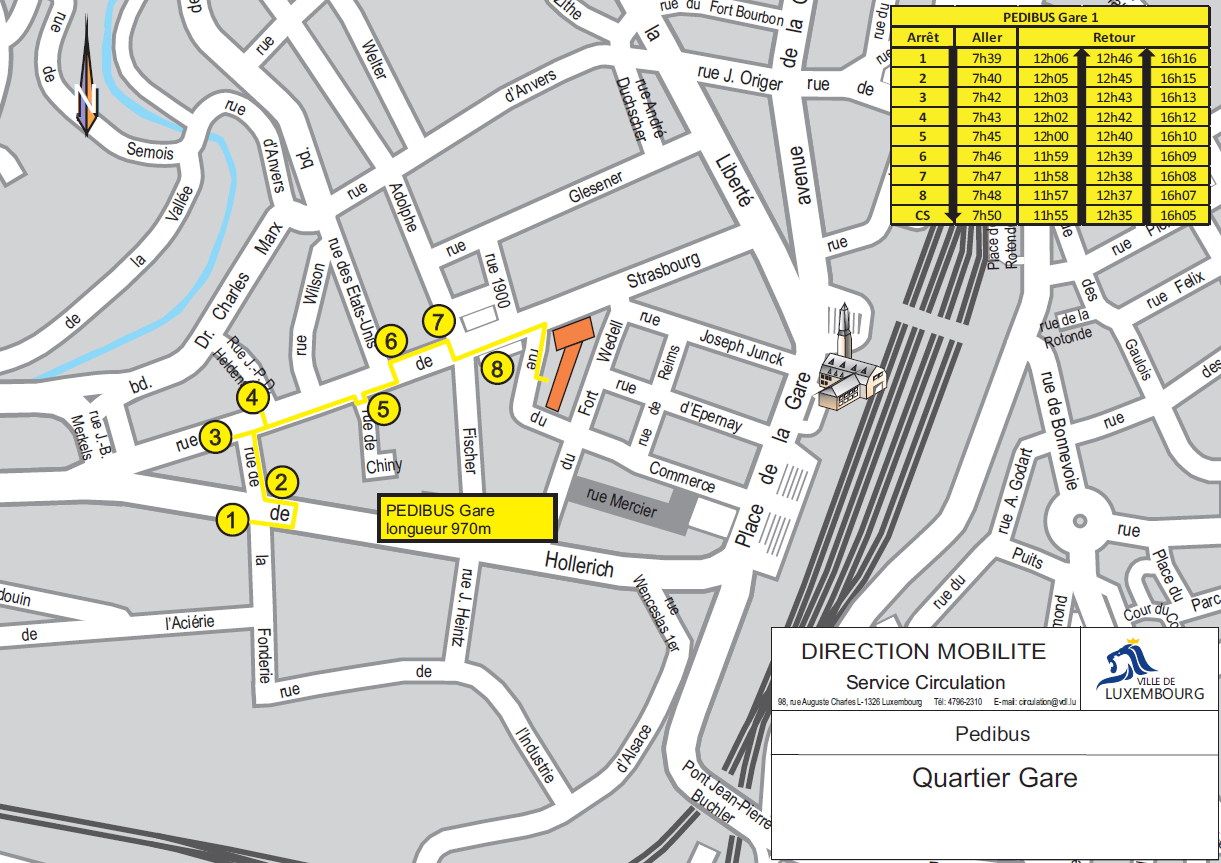 Plan quartier Gare