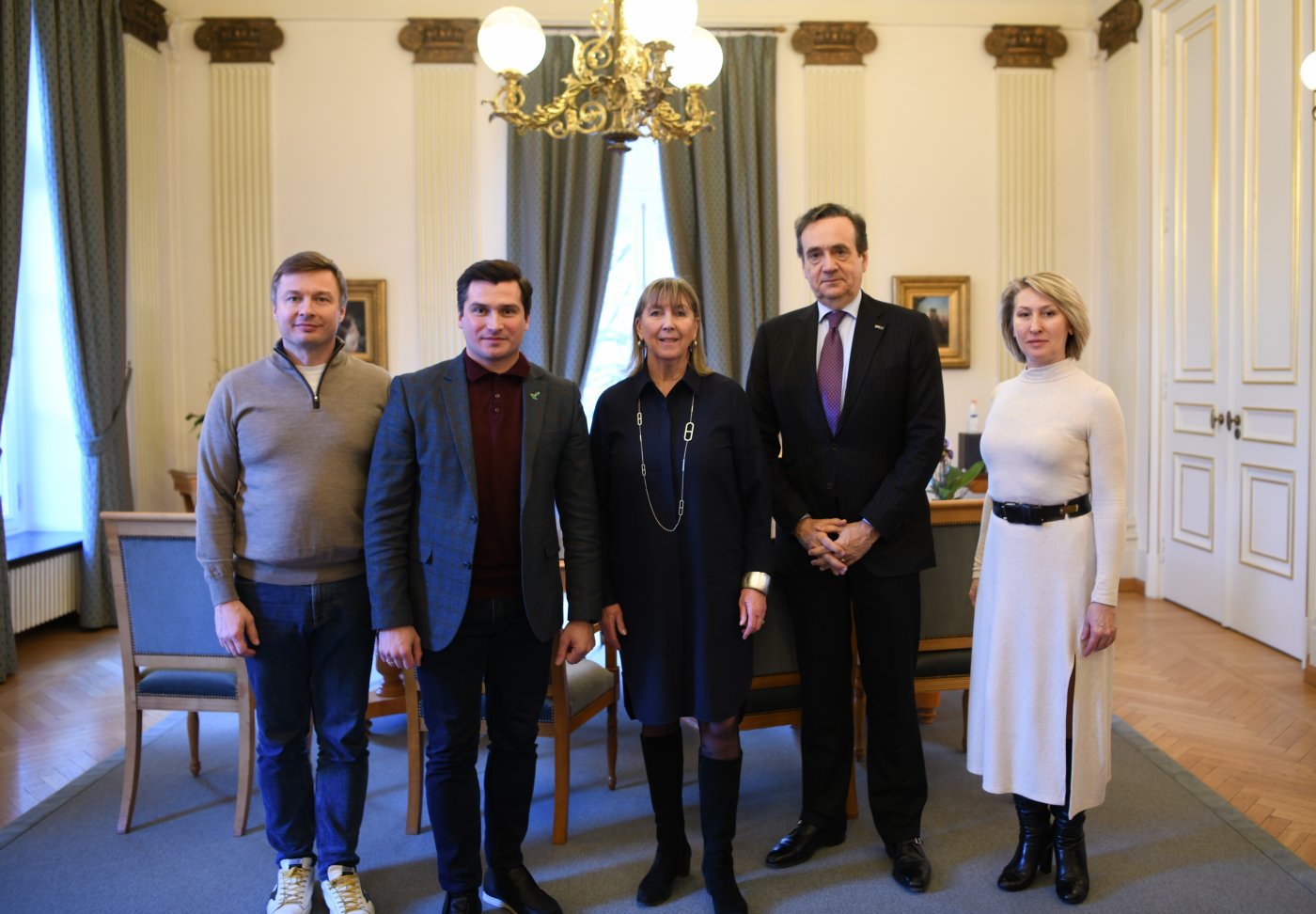 Accueil de Monsieur Dmytro Cheichuk à l’Hôtel de Ville