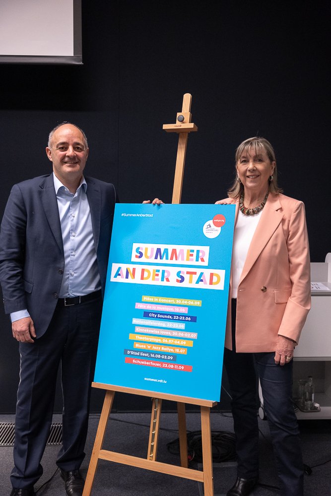 Conférence de presse : Summer an der Stad 2023