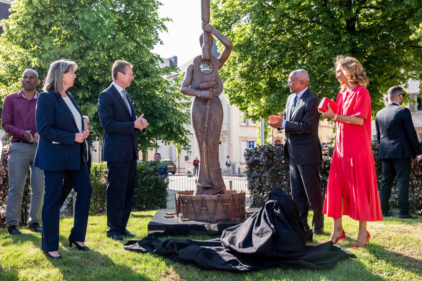 Inauguration sculpture Sodade