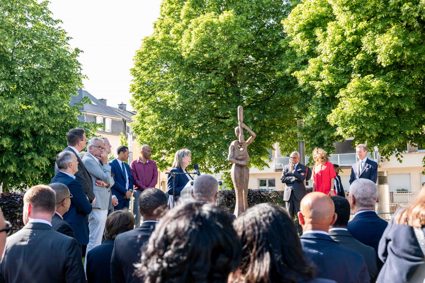 Inauguration sculpture Sodade