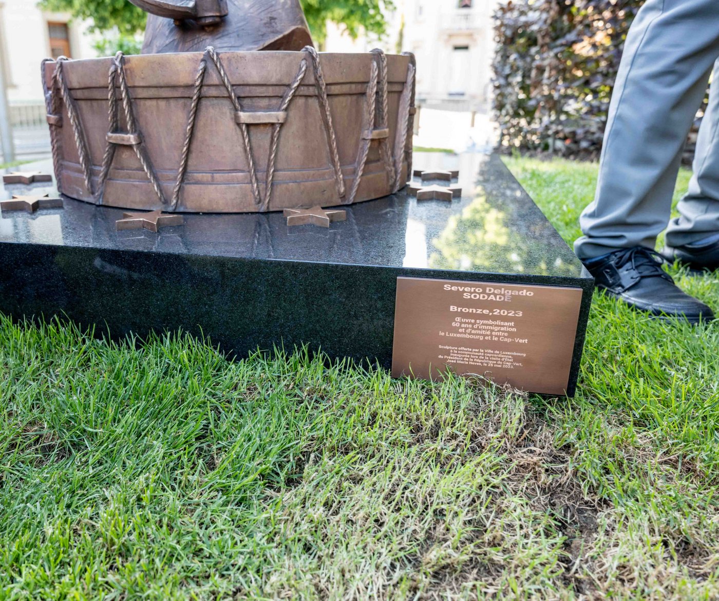 Inauguration sculpture Sodade