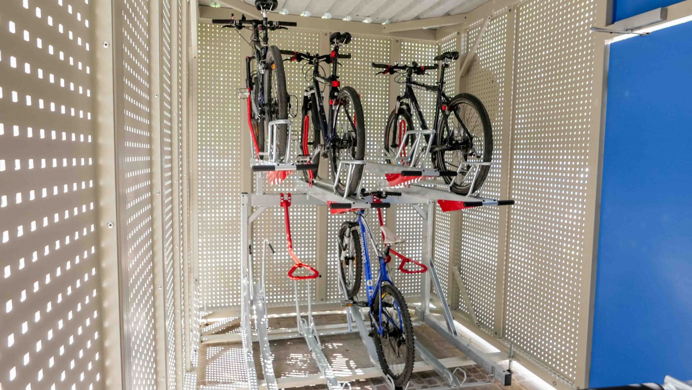 mbox, cages à vélo