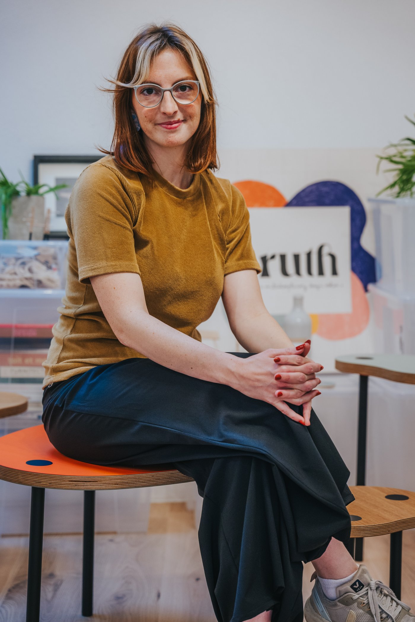 Ruth Lorang en portrait dans le Design Hub
