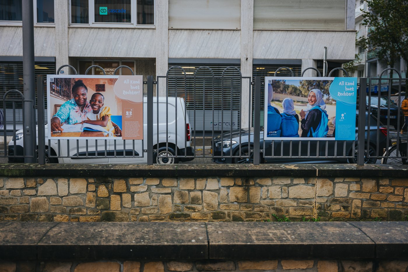 Vernissage de l'exposition sur la Place de Strasbourg